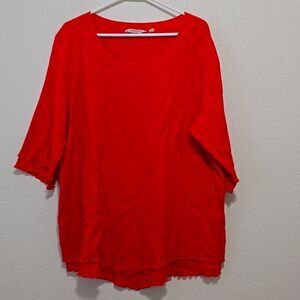 Soft surroundings corrugated top xl